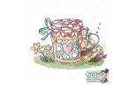 Stamping Bella BUZZY BEE & THE HONEY JAR Stamp