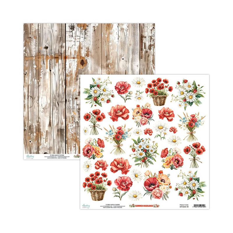 PREORDINE! Mintay Papers Summer Highlands Elements 30x30cm