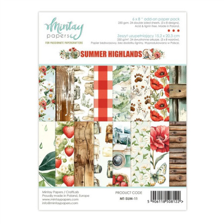 Mintay Papers Summer Highlands Paper Pad 15x20cm