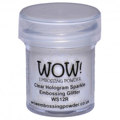 Embossing powder Wow! Clear Hologram Sparkle
