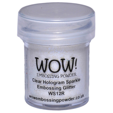 Embossing powder Wow! Clear Hologram Sparkle