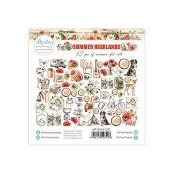 Mintay Papers Summer Highlands Paper Die-Cuts 60pz