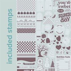 We R Makers Carton Stamp Board & Stamps
