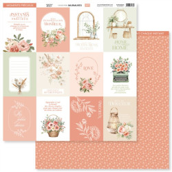 Florileges Kit Carte MURMURES 30x30cm