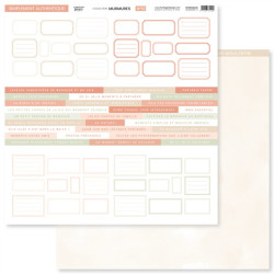 Florileges Kit Carte MURMURES 30x30cm