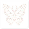 PREORDINE! Florileges Stencil per piercing PAPILLON FLOTTANT 15x15cm
