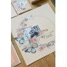 Florileges Kit Carte Monocolore GINKGO 30x30cm