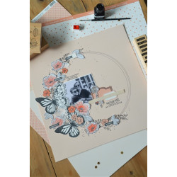 Florileges Kit Album Creativo MURMURES 20x20cm