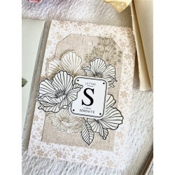 Florileges Die Cuts GRANDES LETTRES MURMURES