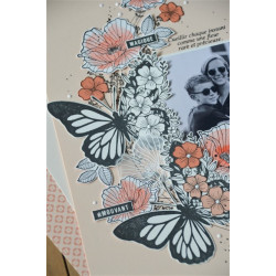 Florileges Timbro Montato PAPILLON DU PRINTEMPS