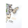 Florileges Stencil per piercing PAPILLON FLOTTANT 15x15cm