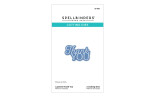 Spellbinders Essentially Yours Sentiments Etched Dies Layered Thank You