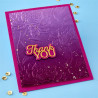 Spellbinders Essentially Yours Sentiments Etched Dies Layered Thank You