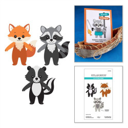 Spellbinders Summer Camp Etched Dies Trailside Trio