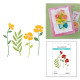 Spellbinders Poppy Song Etched Dies Leaf & Bloom