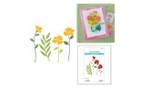 Spellbinders Poppy Song Etched Dies Leaf & Bloom