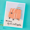 Spellbinders We All Have Baggage Etched Dies Rolling Craft Tote