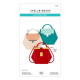 Spellbinders We All Have Baggage Etched Dies Designer Purse