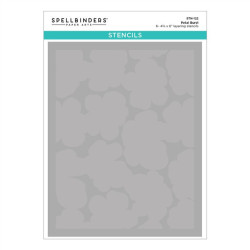 Spellbinders Poppy Song Layered Stencil Petal Burst 6pz