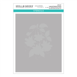 Spellbinders Magical Fuchsia Layered Stencil 5pz