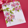Spellbinders Magical Fuchsia Layered Stencil 5pz