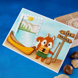 Spellbinders Summer Camp Etched Dies Trails End