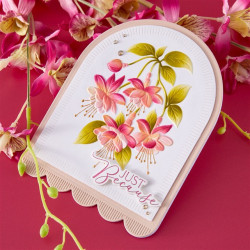 Spellbinders Magical Fuchsia Layered Stencil 5pz