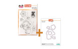 SET Timbro Clear-Mi 2556 + Fustelle 88520 Girl Jumping