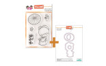 SET Timbro Clear-Mi 2555 + Fustelle 88519 Cupcake Girl