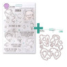 SET Timbro 2517 + Fustelle Cut-Mi 88431 Mermaid Vibes