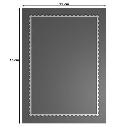 Vaessen Creative Embossing Folder Francobollo