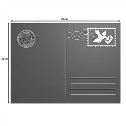 Vaessen Creative Embossing Folder Cartolina Postale