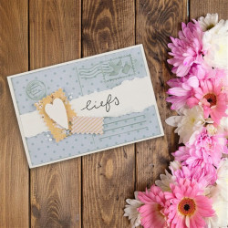 Vaessen Creative Embossing Folder Cartolina Postale
