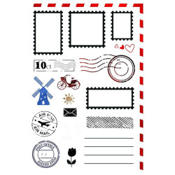 Vaessen Creative From the Postbox Clear Stamps