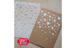 Craft&You Floating Hearts A6 Stencil