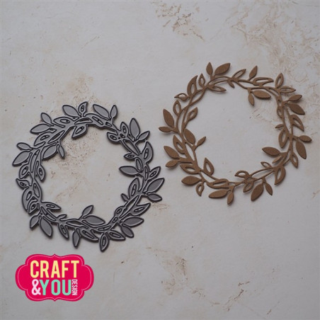 Craft&You Leaf Wreath Dies