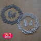 Craft&You Willow Wreath with Feathers Dies