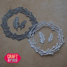 Craft&You Willow Wreath with Feathers Dies