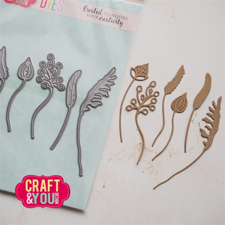 Craft&You Wildflowers Dies by Gosia