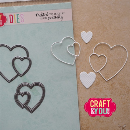 Craft&You Hearts Dies by Gosia