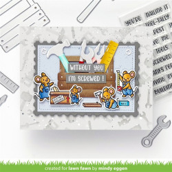 LAWN FAWN Mice Tools Clear Stamps