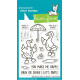 LAWN FAWN Silly Goose, Rain or Shine Clear Stamps