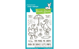 LAWN FAWN Silly Goose, Rain or Shine Clear Stamps