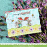 LAWN FAWN Mice Flowers SET timbro+fustelle