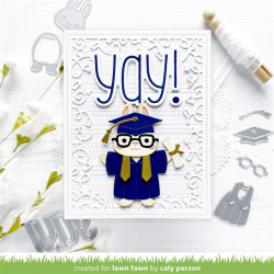 LAWN FAWN Build-A-Critter Graduation Accessories Dies