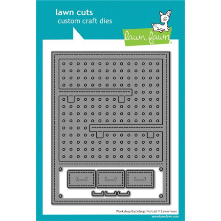 LAWN FAWN Workshop Backdrop Portrait Dies
