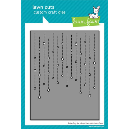LAWN FAWN Rainy Day Backdrop Portrait Dies