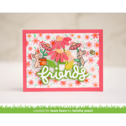 Lawn Fawn Spring Flowers Lawn Clippings Stencils