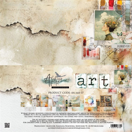 Alchemy of Art ART Paper Collection Set 30x30cm 6fg