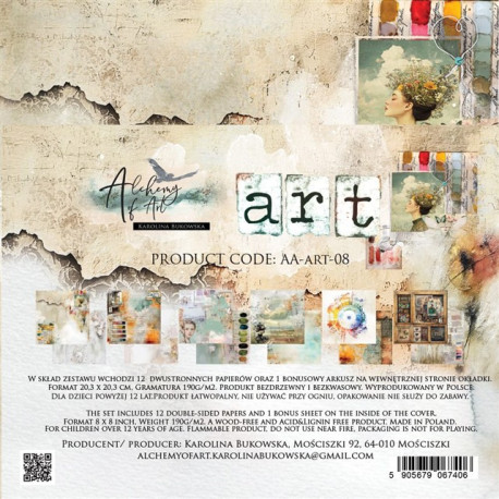 Alchemy of Art ART Collection Set 20x20cm 12fg